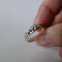 silver Selene wide ring