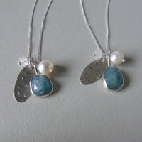 silver snowflake and frost necklaces