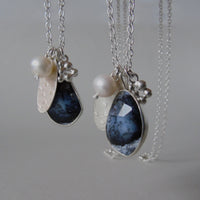 silver winter landscape necklace #1