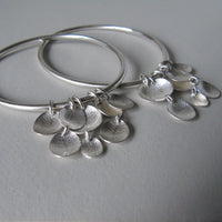 silver  leaf dish bangle