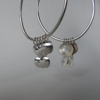 silver  leaf dish bangle