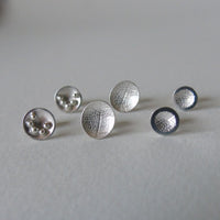 silver mini studs