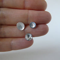 silver mini studs