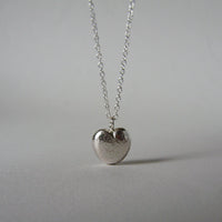 Mother and Daughter heart necklaces