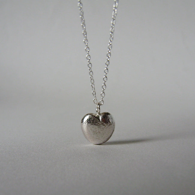 Mother and Daughter heart necklaces