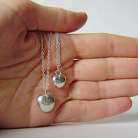 Mother and Daughter heart necklaces