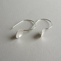 silver mini leaf hooks