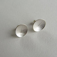 silver leaf dish studs