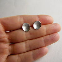 silver leaf dish studs