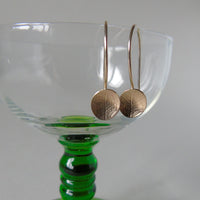 9ct yellow gold mini leaf dish hooks