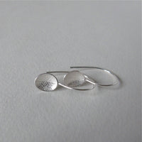 silver mini leaf hooks