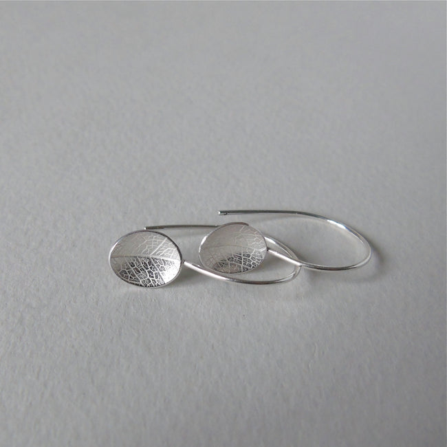silver mini leaf hooks