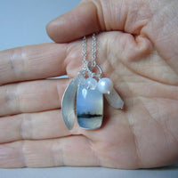 The river flows on necklace