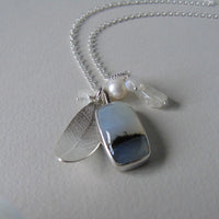 The river flows on necklace