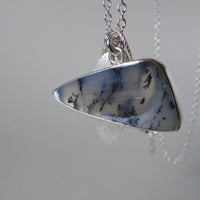 silver winter landscape necklace #3