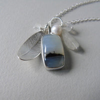 The river flows on necklace