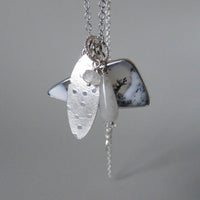 silver winter landscape necklace #3