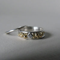 silver Selene wide ring