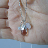 silver icicle necklace
