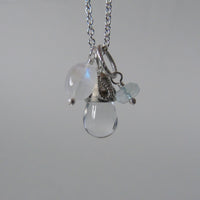 silver icicle necklace