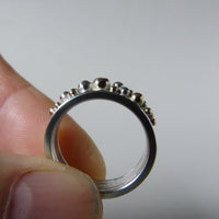 silver Selene wide ring