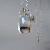 The river flows on necklace