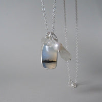 The river flows on necklace