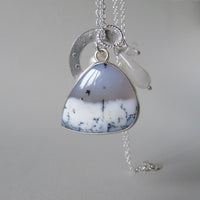 silver winter landscape necklace #2