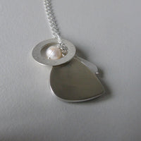 silver winter landscape necklace #2