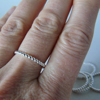silver bobble ring