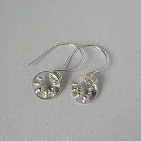 silver Selene hook earrings