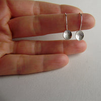 silver mini leaf hooks